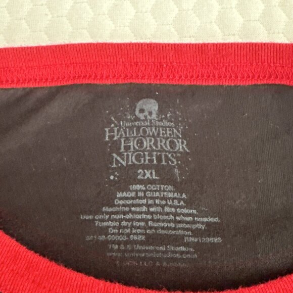 Halloween Horror Nights T-Shirt 2XL Black Universal Studio Screamers 2022 - Picture 3 of 9